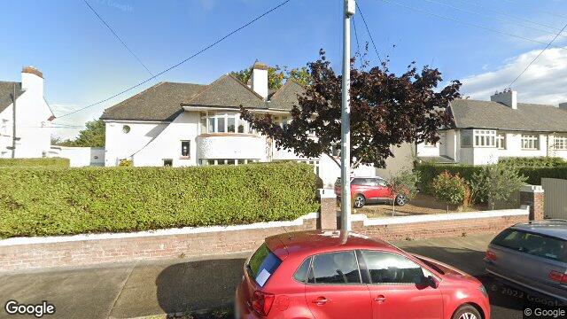 Street view of 9 Greenfield Road, Mount Merrion, Co Dublin
