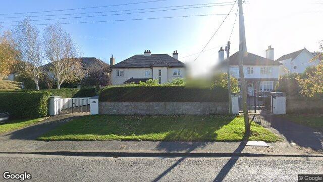 Street view of 84 Fosters Avenue, Mount Merrion, Dublin