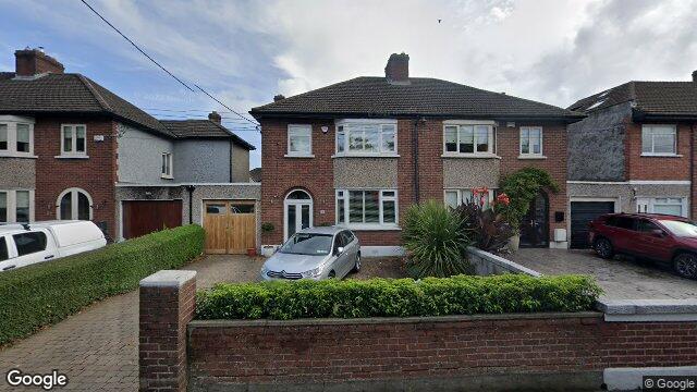 Street view of 36 St Brendans Avenue, Malahide Road, Dublin 5