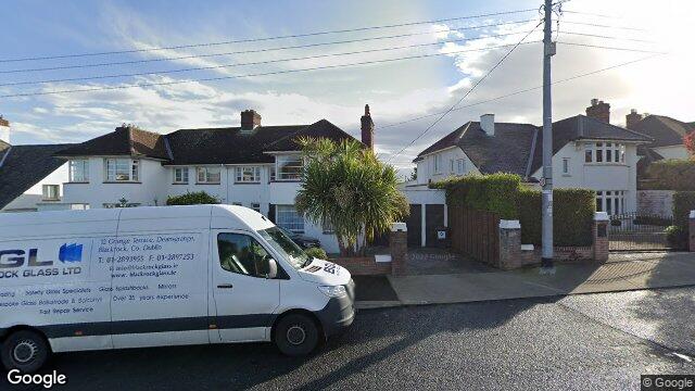 Street view of 54 the Rise, Mount Merrion, Dublin