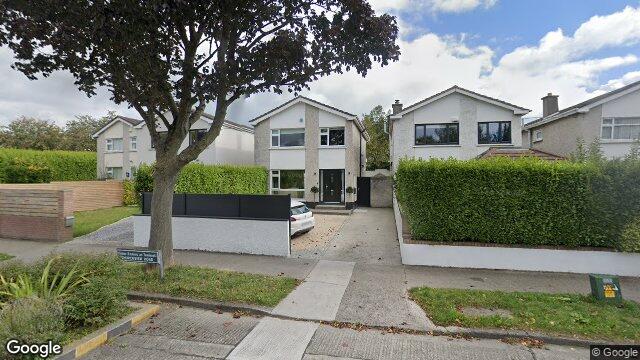 Street view of 70 Churchview, Killiney, Dublin