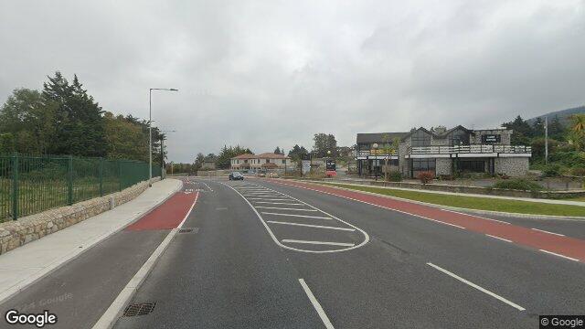 Street view of Woodside Road, Sandyford