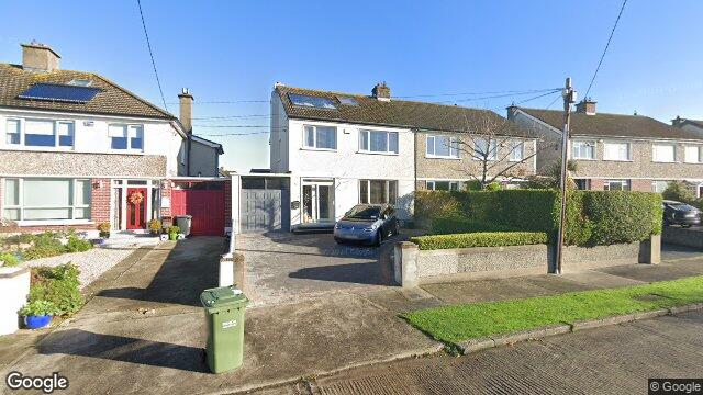 Street view of 7 Woodlands Park, Dun Laoghaire, Dublin