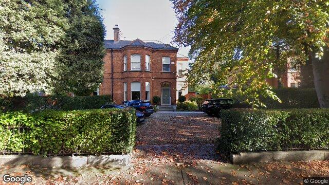 Street view of 70 Park Avenue, Dublin