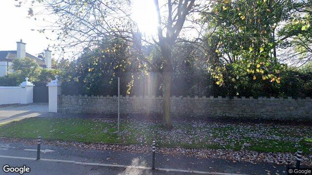 Street view of Cross Avenue, Blackrock