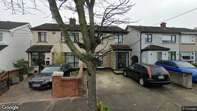 Street view of 14 Montrose Avenue, Dublin 5