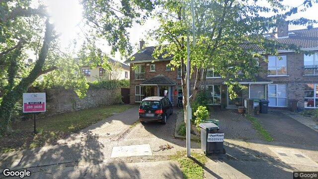 Street view of 1 Coppinger Walk, Stillorgan