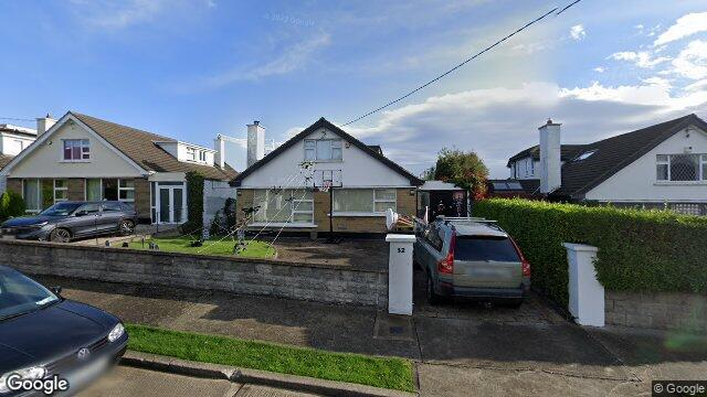 Street view of 32 Cherrygarth, Blackrock