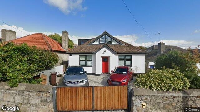 Street view of 15 Upper Eden Road, Glenageary, Dublin