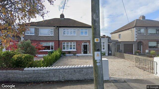 Street view of 111 Rosemount Avenue, Dublin 5