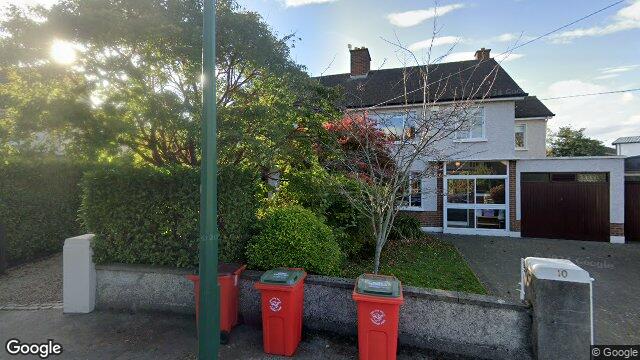 Street view of 3 Railway Cottages, Sandymount