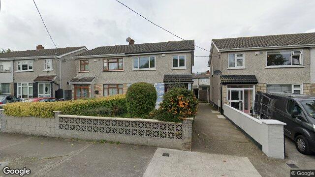 Street view of 7 Montrose Avenue, Dublin 5