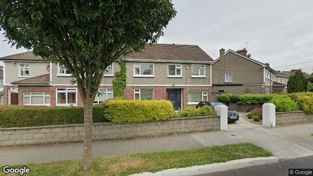 Street view of 12 Allen Park Road, Dublin