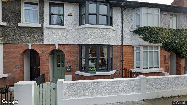 Street view of 24 Victoria Villas, Dublin 3