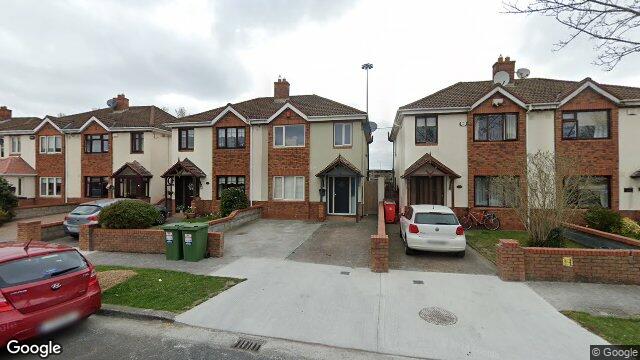 Street view of 14 Hermitage Gardens, Lucan