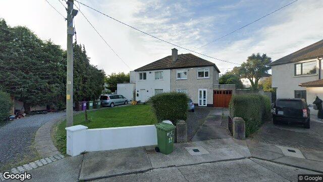 Street view of 18 Abbey Park, Monkstown, Dublin
