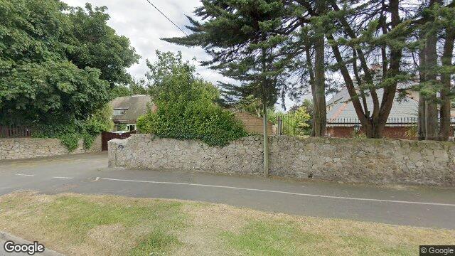 Street view of Avondale Road, Killiney