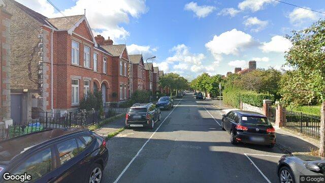 Street view of 1 Brendan Road, Donnybrook Dublin 4