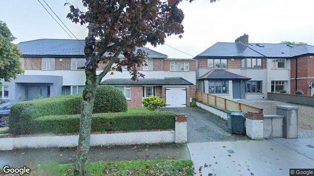 Street view of 5 Hyde Park Avenue, Blackrock, Dublin