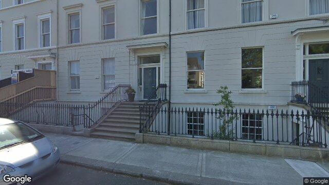 Street view of 25 Longford Terrace, Monkstown