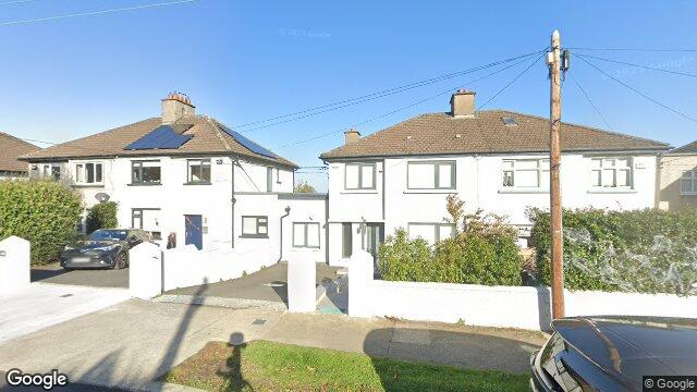 Street view of 50 Deerpark Road, Mount Merrion, Dublin