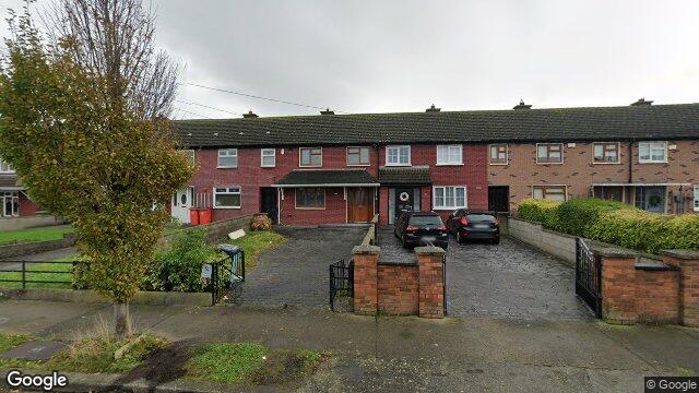 Street view of 20 Cromcastle Green, Kilmore West, Coolock Dublin 5