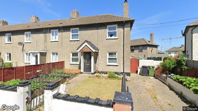 Street view of 136 St Patrick Crescent, Monkstown Farm, Dunlaoire
