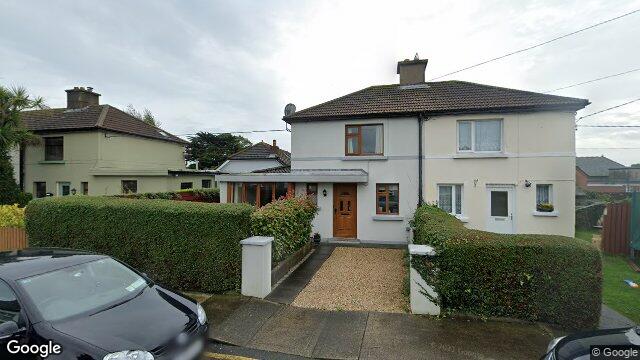Street view of 3 White's Villas, Dalkey