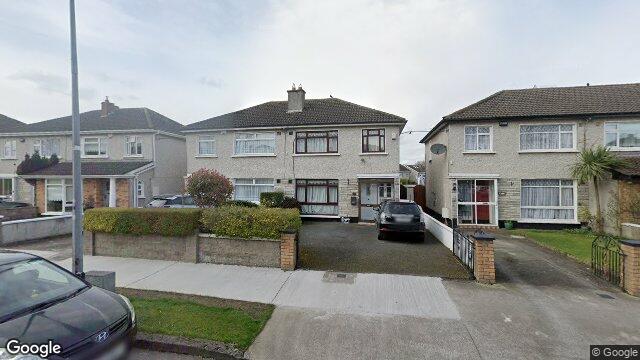 Street view of 15 Hillcrest Park, Lucan, Dublin