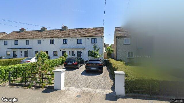 Street view of 20 St Kevins Villas, Glenageary Road, Sallynoggin