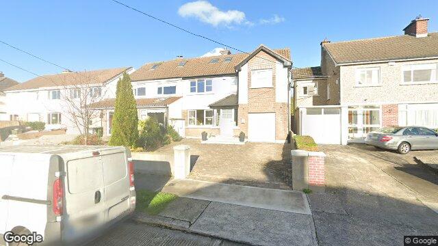 Street view of 21 Oakdale Drive, Dun Laoghaire, Dublin