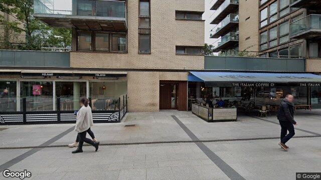 Street view of Apt 9 Block 2, Excise Walk Clarion Quay, North Wall Quay Dublin 1