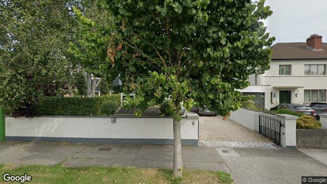 Street view of 9 Ailesbury Drive, Ballsbridge