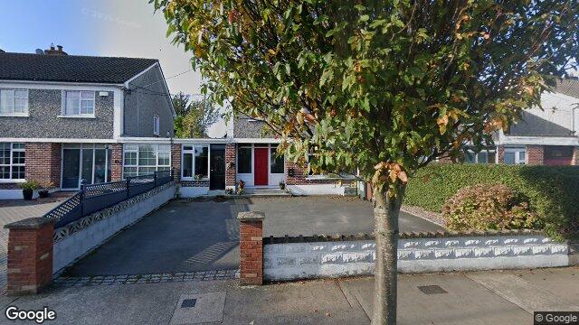 Street view of 75 Foxrock Avenue, Dublin