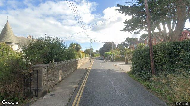 Street view of Cunningham Road, Dalkey
