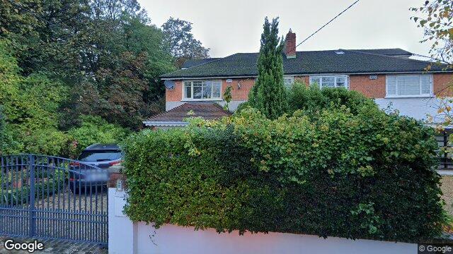 Street view of 8 Hyde Park Gardens, Blackrock, Dublin