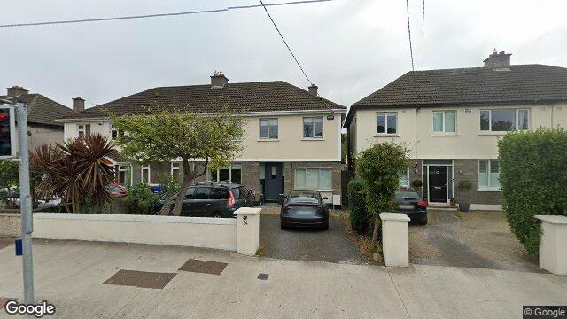 Street view of 34 Lower Kilmacud Road, Dublin