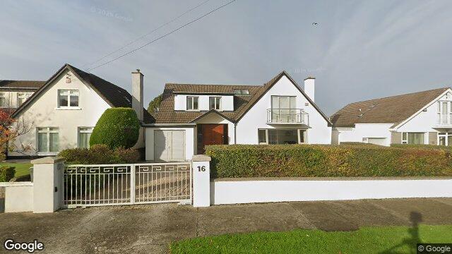 Street view of 16 Cluny Grove, Killiney