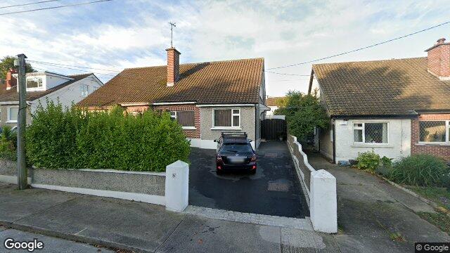 Street view of 8 Rose Park, Dun Laoghaire