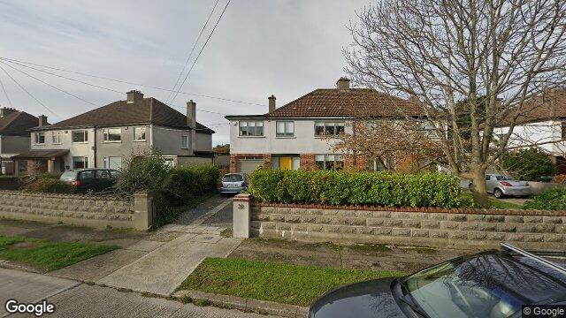 Street view of 28 Bellevue Road, Dublin