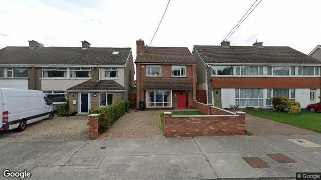 Street view of 33A Lakelands Close, Stillorgan Co. Dublin