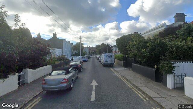 Street view of Sandycove Avenue East, Dun Laoghaire