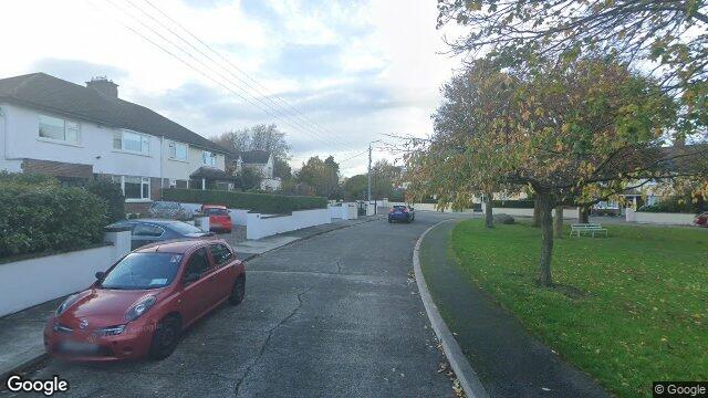 Street view of Saval Park Gardens, Dalkey