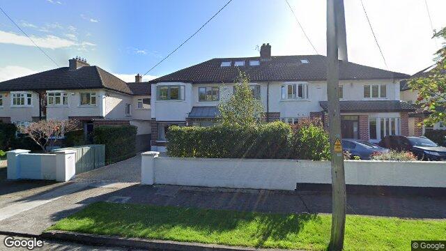 Street view of 7 Bellvue Park, Blackrock, Dublin
