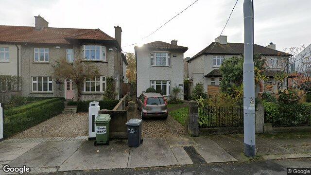 Street view of Glenageary, Dublin, Co. Dublin