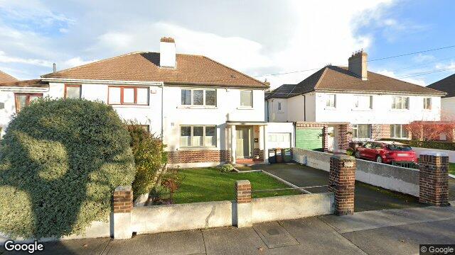 Street view of 110 Clonkeen Road, Blackrock, Dublin