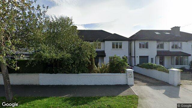 Street view of 48 Thornhill Road, Mount Merrion