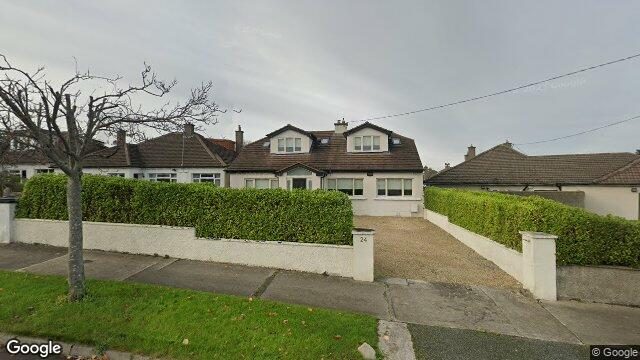 Street view of 24 Avondale Road, Killiney