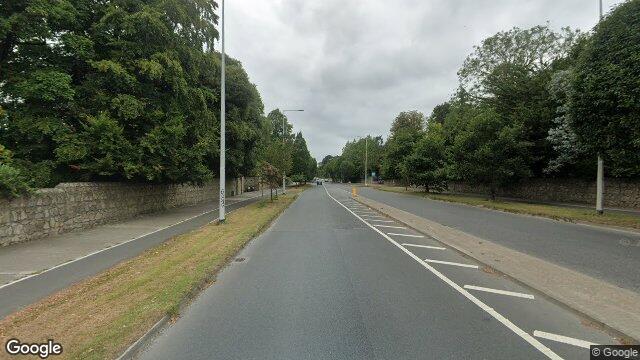 Street view of Church Road, Killiney