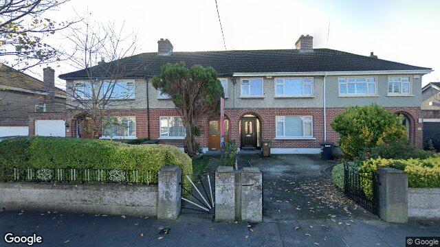 Street view of 17 Brookwood Heights, Artane, Dublin 5